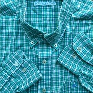 Southern Tide Mens Classic Fit Shirt XL Plaid